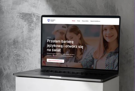 portfolio strona szkoła językowa
